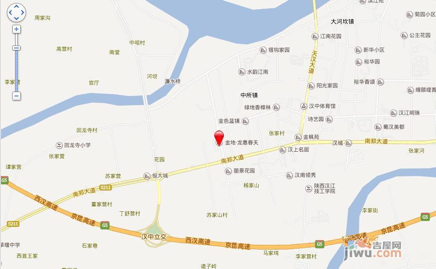 华林傥滨春天位置交通图